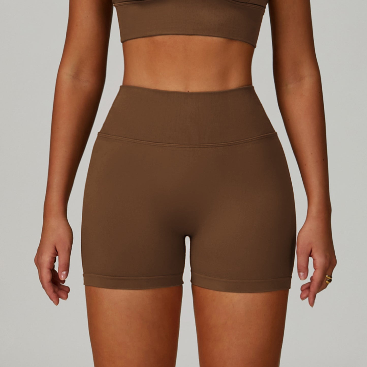 Sports Quick-drying Seamless Knitted Tight Yoga Shorts