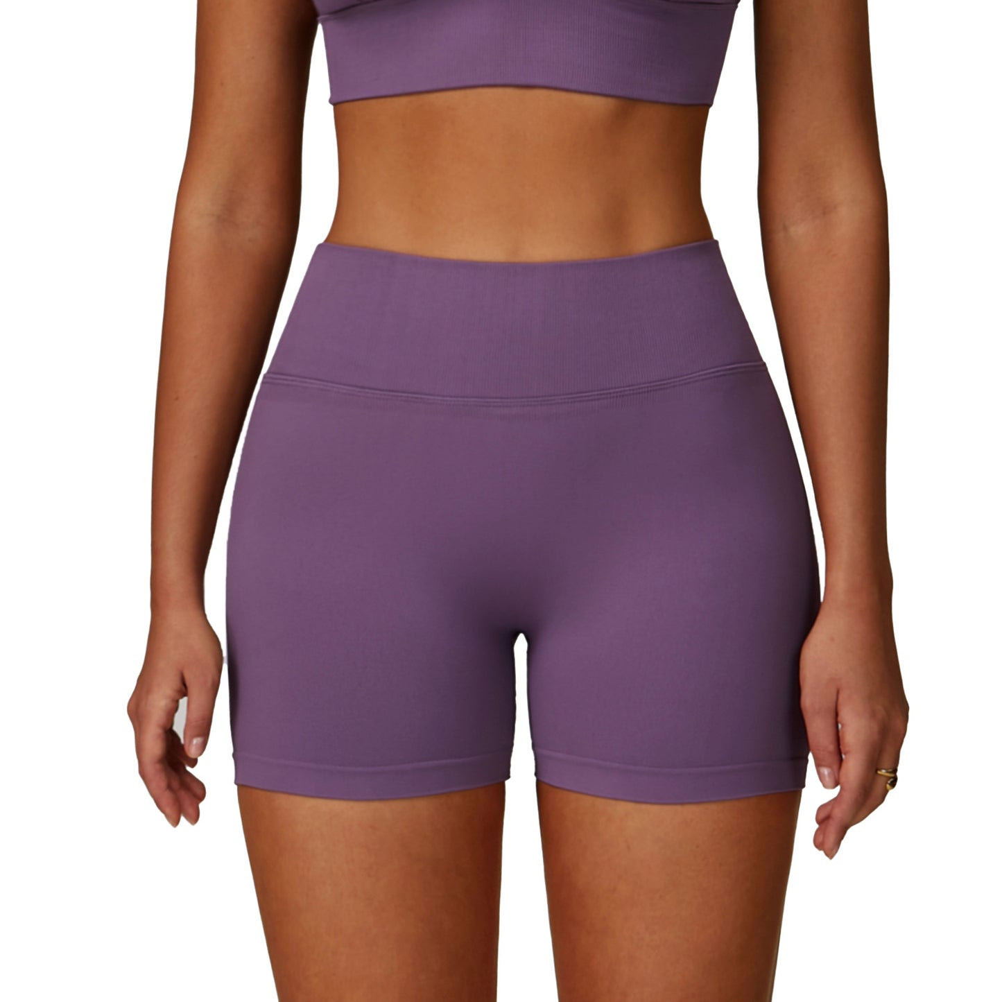 Sports Quick-drying Seamless Knitted Tight Yoga Shorts