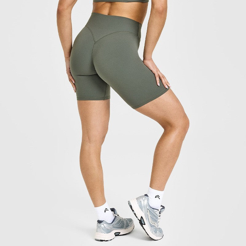 Hip Lifting Yoga Shorts Women's High Waist Fitness Pants