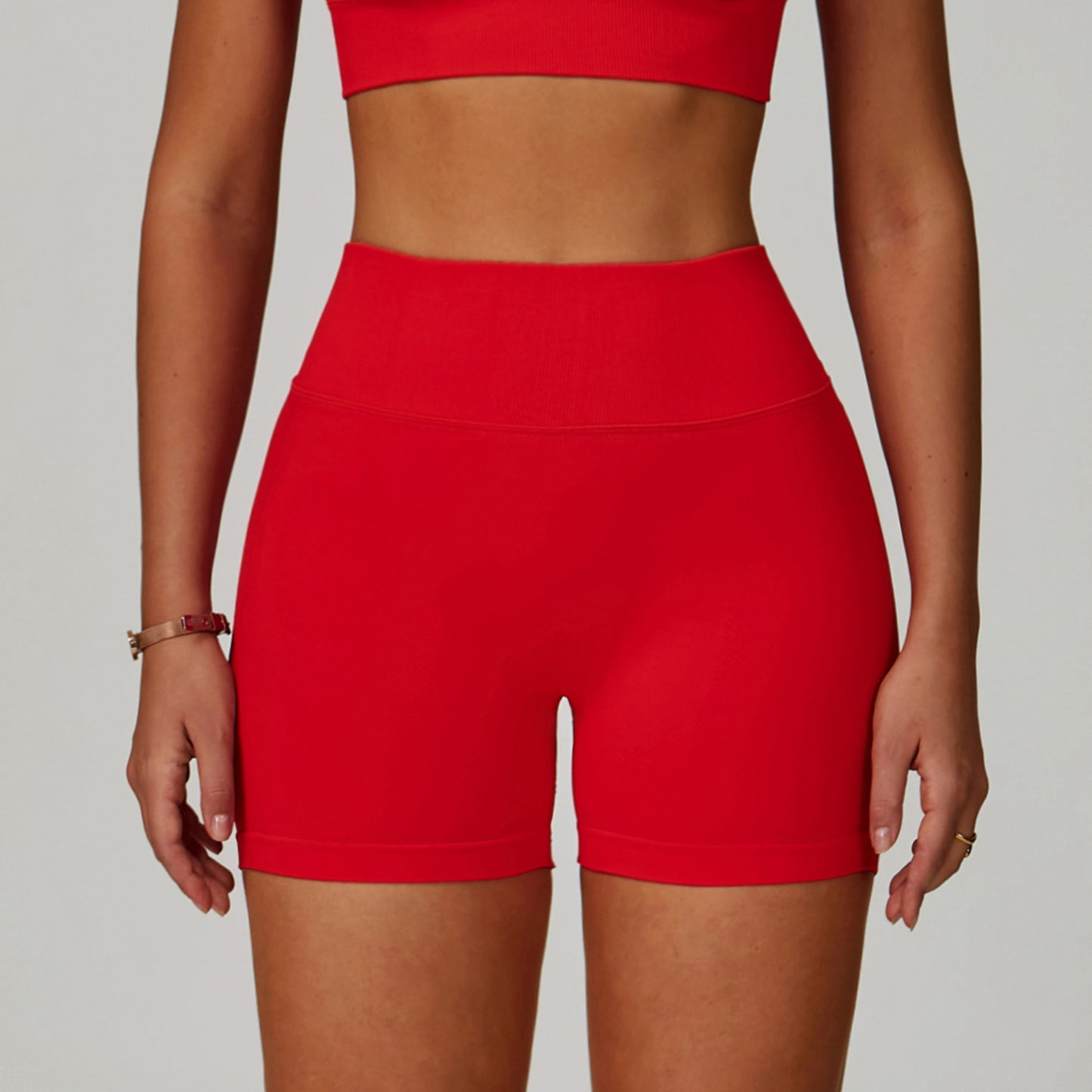 Sports Quick-drying Seamless Knitted Tight Yoga Shorts