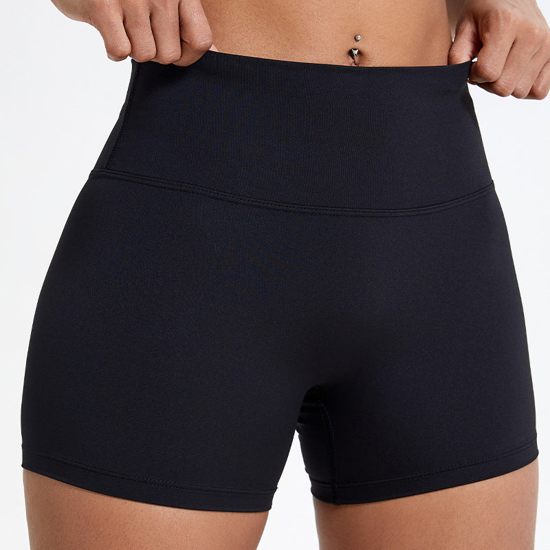 High Waist Hip Lift Tight Quick-drying Yoga Shorts