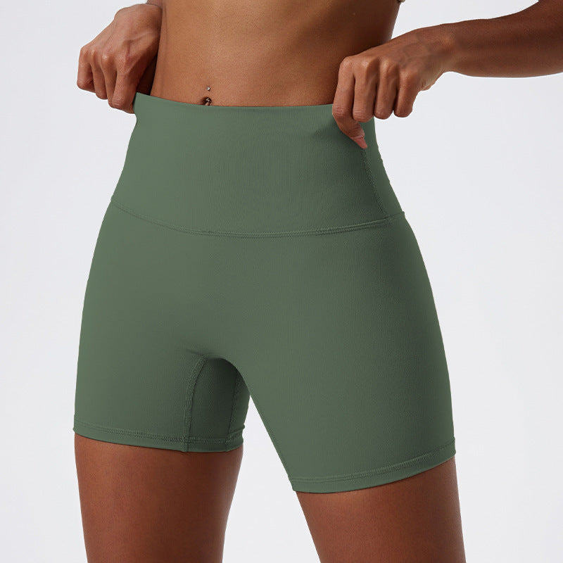 High Waist Hip Lift Tight Quick-drying Yoga Shorts