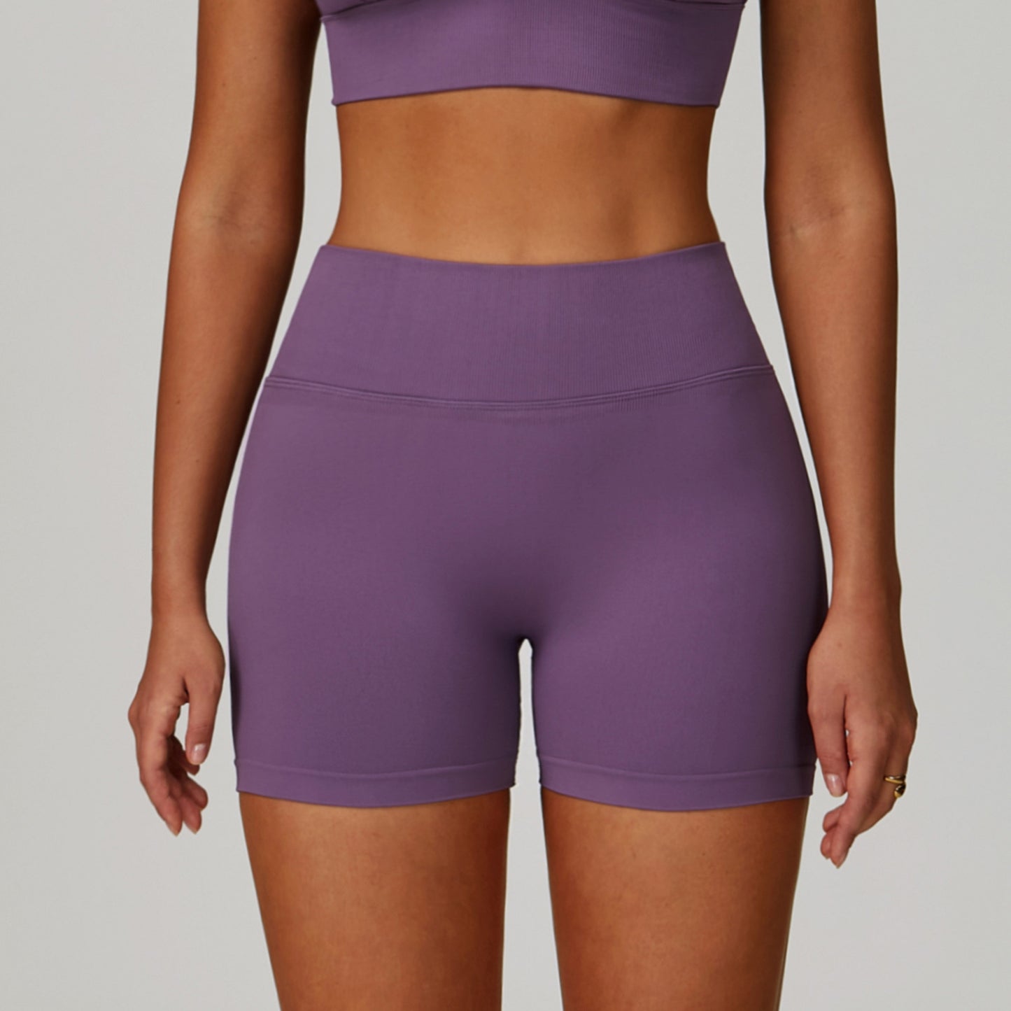 Sports Quick-drying Seamless Knitted Tight Yoga Shorts