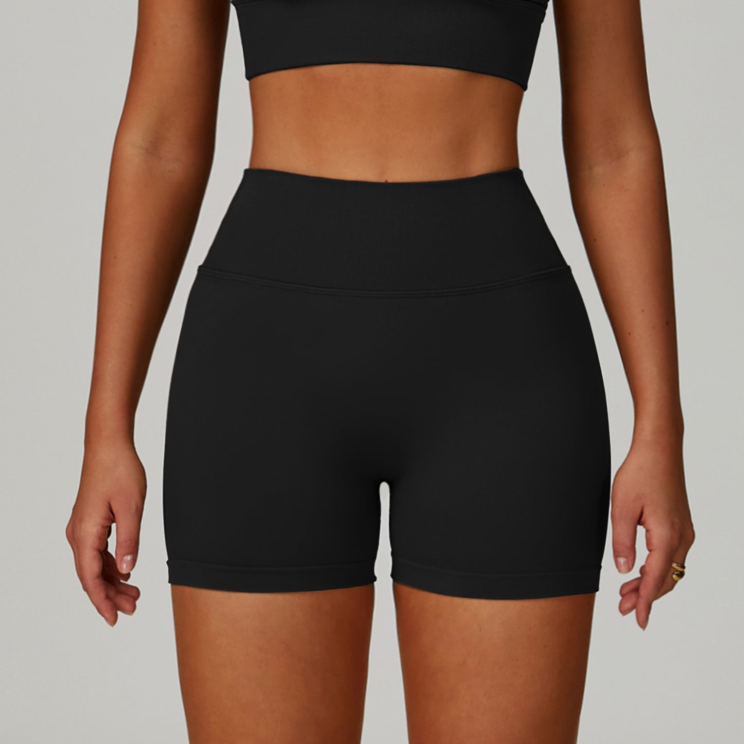 Sports Quick-drying Seamless Knitted Tight Yoga Shorts