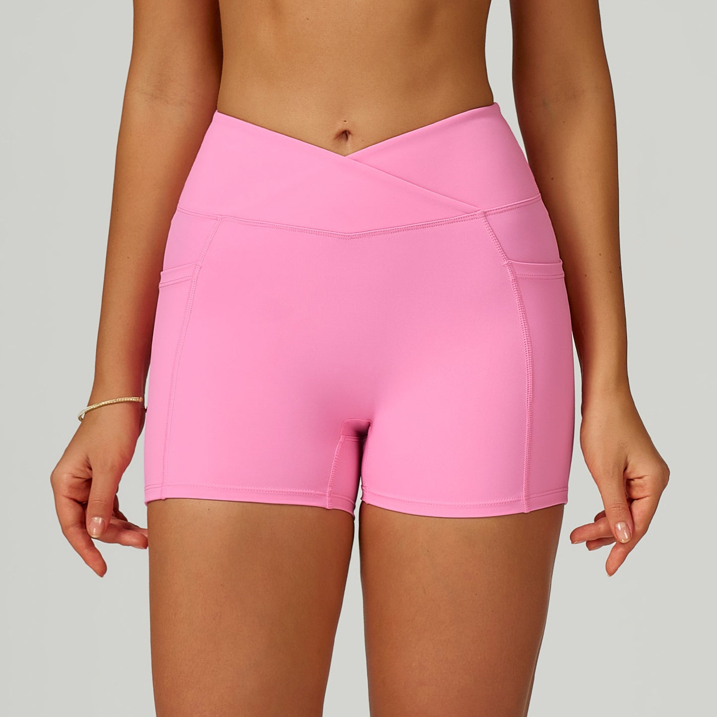 High Waist Yoga Shorts Tight Sports Pants