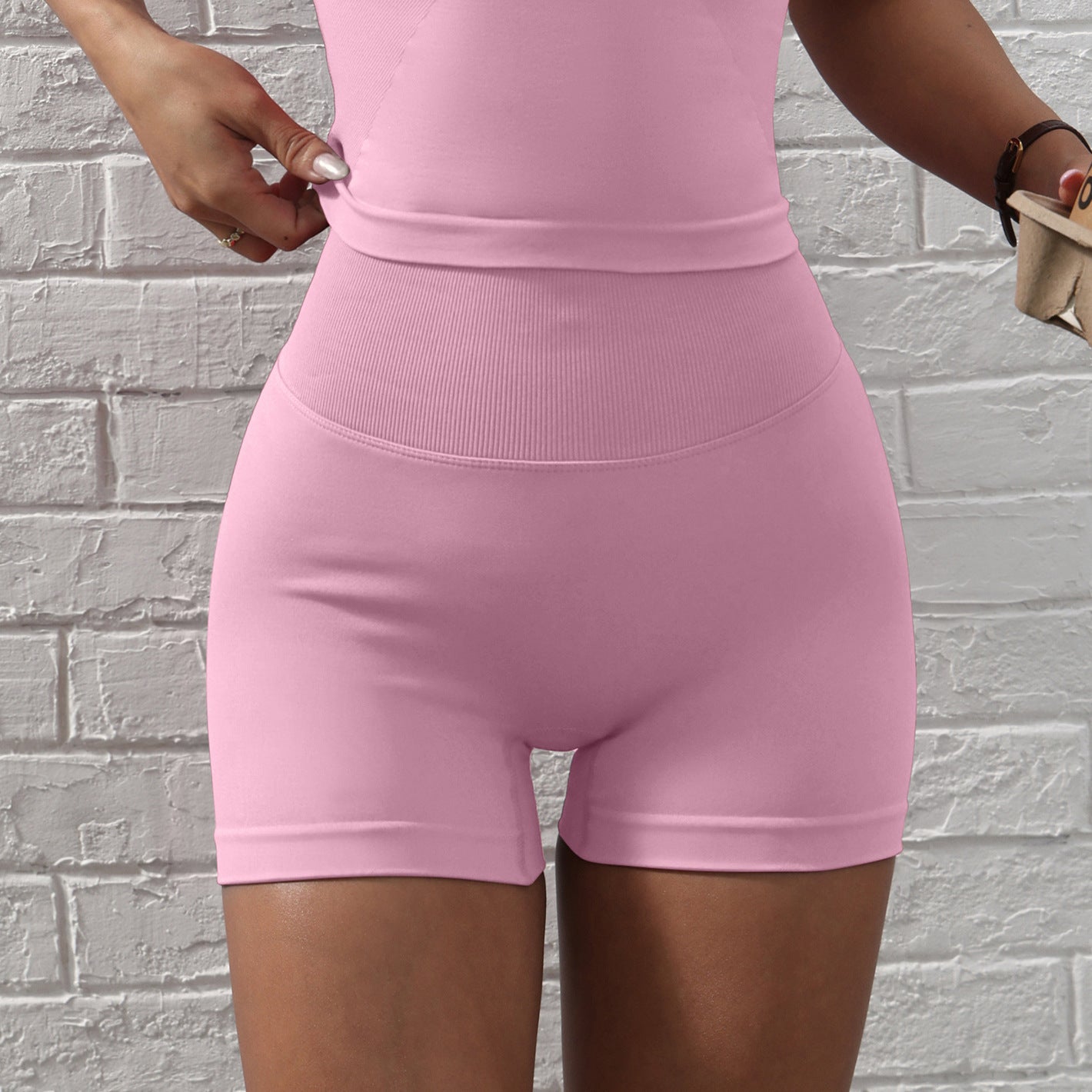Fashion Fitness Shorts High Elastic Tight Yoga Pants